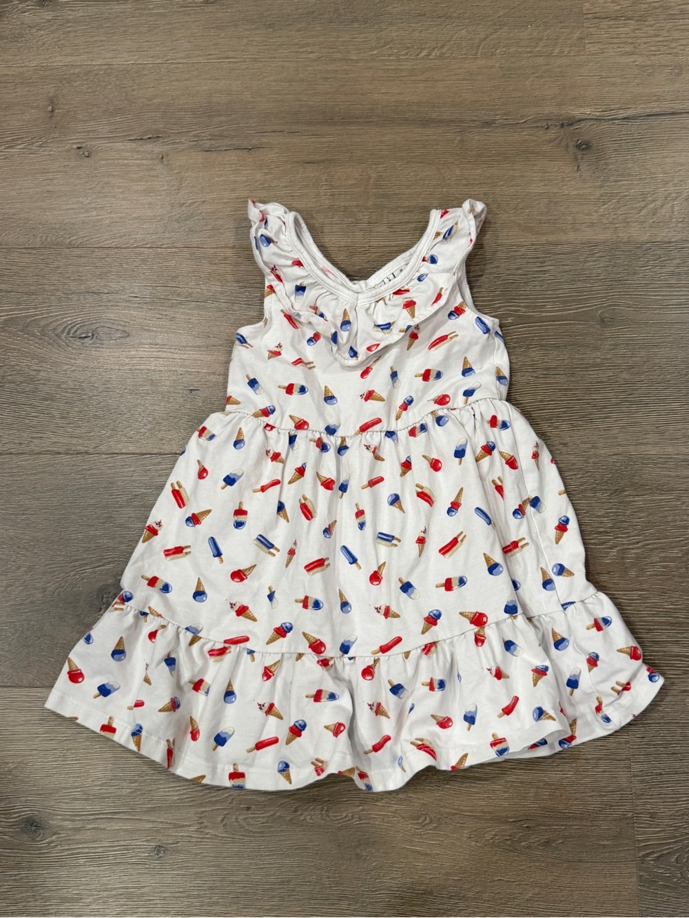 Janie and Jack Ice Cream Ruffle Dress 2T Toddler Girl